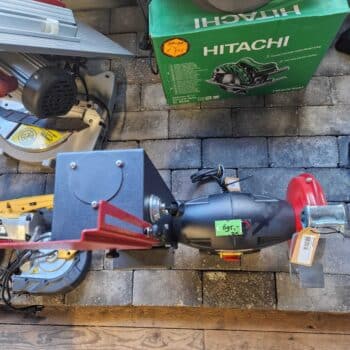 Femi 294N Combi werkbank bandschuurmachine – 850 Watt – 400V BuitenKansje! - Afbeelding 3