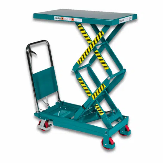 Weldon Mobiele Heftafel dubbele schaar - 350 kg - 1300 mm max hefhoogte Weldon Mobiele Heftafel dubbele schaar - 350 kg - 1300 mm max hefhoogte