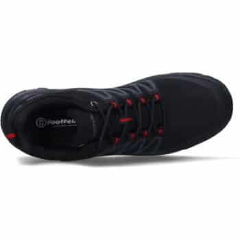FootFella Werkschoenen Jack S3S - Zwart/Rood