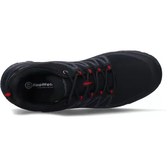 FootFella Werkschoenen Jack S3S - Zwart/Rood