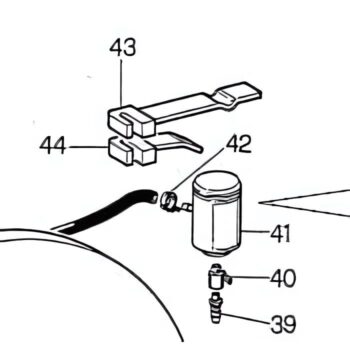 Onderdelentekening Speedy Rain 300 - 39 tm 44