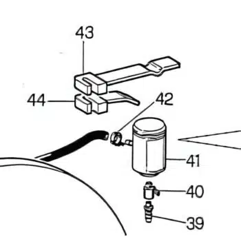 Onderdelentekening Speedy Rain 300 - 39 tm 44