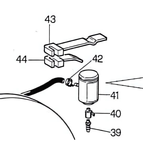 Onderdelentekening Speedy Rain 300 - 39 tm 44