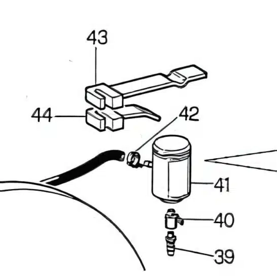 Onderdelentekening Speedy Rain 300 - 39 tm 44