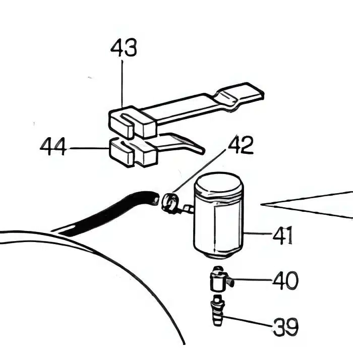 Onderdelentekening Speedy Rain 300 - 39 tm 44