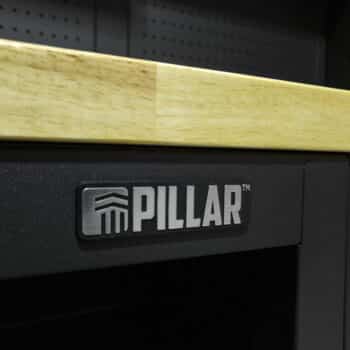 Pillar Werkplaatsinrichting Modulair – Hardhouten werkblad – diepte 61,5 cm – Midnight Black design - Afbeelding 13