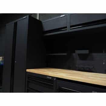 Pillar Werkplaatsinrichting Modulair – Hardhouten werkblad – diepte 61,5 cm – Midnight Black design - Afbeelding 6