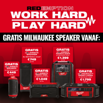 ONTVANG EEN GRATIS MILWAUKEE SPEAKER