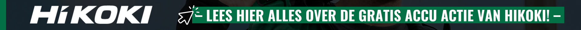 hikoki gratis accu actie
