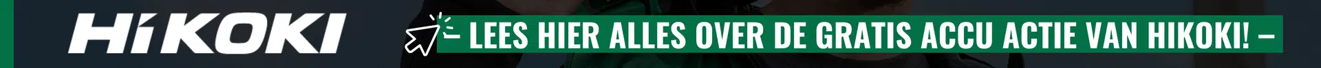 hikoki gratis accu actie