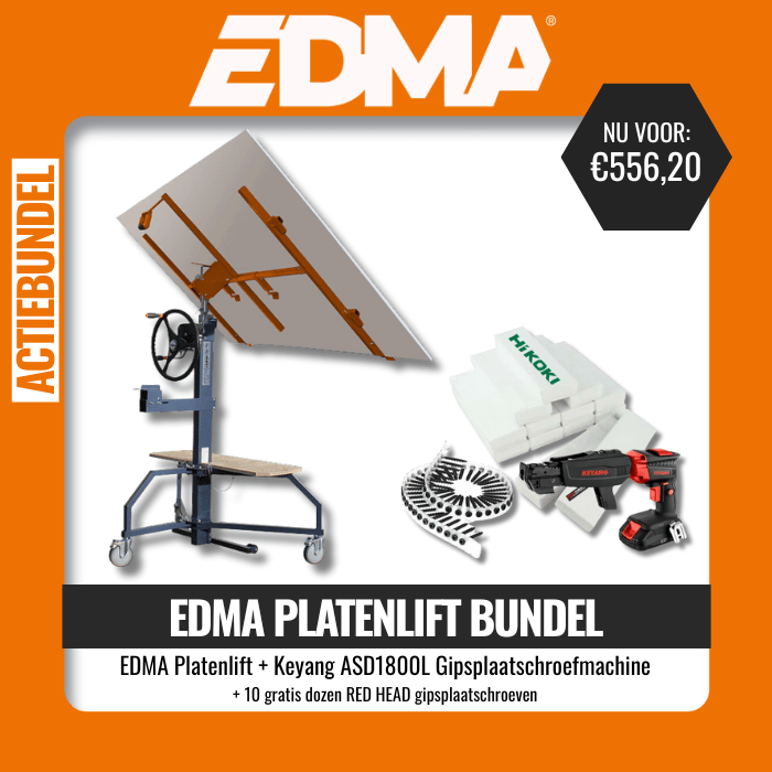 Edma platenlift bundel bij BJC Tools