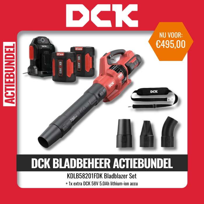 DCK bladbeheer actiebundel actie bij bjc tools