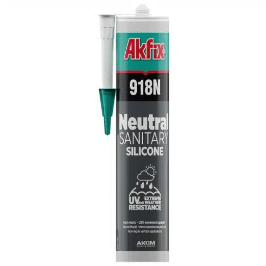 AKFIX 918N Siliconenkit Neutraal Sanitair - 310ML