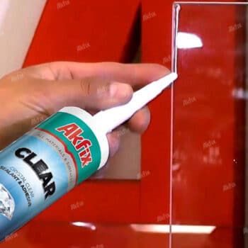 AKFIX ACTIESET MS polymeer hybrikit transparant 290ML 120x + Accu kitspuit 12V t.w.v. €222,48 - Afbeelding 5