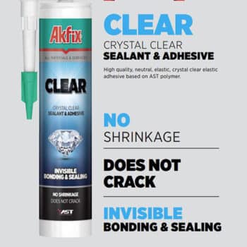 AKFIX ACTIESET MS polymeer hybrikit transparant 290ML 120x + Accu kitspuit 12V t.w.v. €222,48 - Afbeelding 3