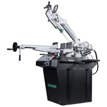 EGGENBERG EBS2645 Bandzaagmachine voor metaal 230V met groot zaagbereik en verstelbare werktafel