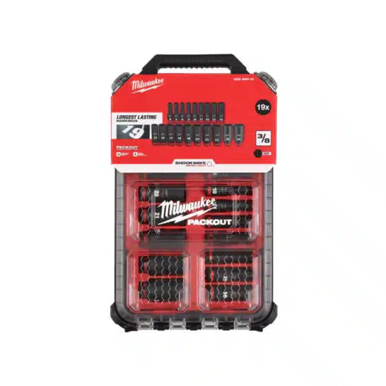 Milwaukee ⅜" SHOCKWAVE PACKOUT doppenset