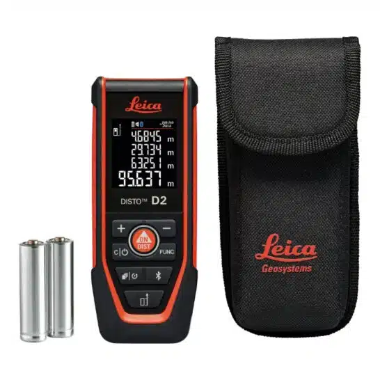 Leica DISTO D2-2 Laser Afstandsmeter - 100 m - Bluetooth & IP54 Leica DISTO D2-2 Laser Afstandsmeter - 100 m - Bluetooth & IP54
