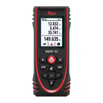 Leica DISTO X3 Laser Afstandsmeter – 150 m – Robuust & IP65