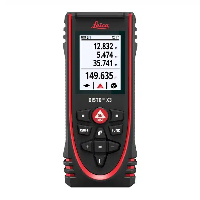 Leica DISTO X3 Laser Afstandsmeter – 150 m – Robuust & IP65