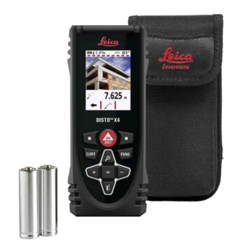 Leica DISTO X4 Laser Afstandsmeter – 150 m – Pointfinder Camera & IP65