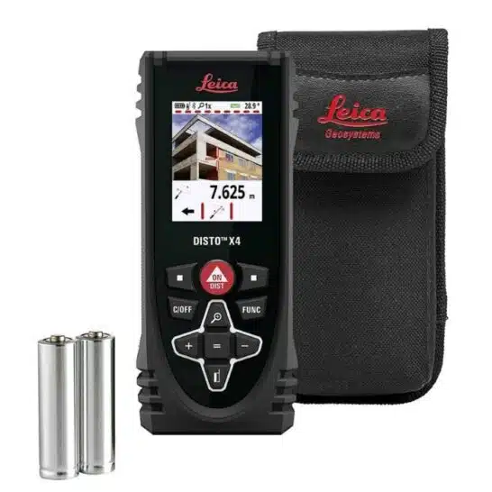 Leica DISTO X4 Laser Afstandsmeter – 150 m – Pointfinder Camera & IP65 Leica DISTO X4 Laser Afstandsmeter – 150 m – Pointfinder Camera & IP65