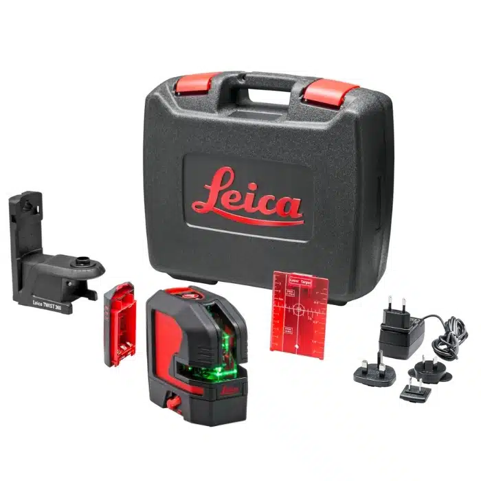 Leica Lino L2P5 Lijn- & Puntlaser – Li-Ion Accu – Kruislijnen & 4 Punten