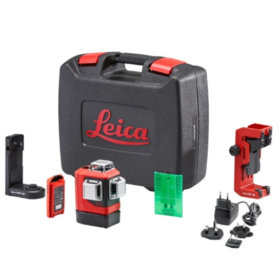 Leica Lino L6G Multilijnlaser – Groen – 3× 360° – Li-Ion Accu & Wandhouder Leica Lino L6G Multilijnlaser – Groen – 3× 360° – Li-Ion Accu & Wandhouder