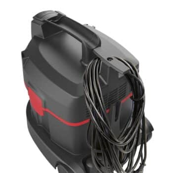 Achterzijde van de Sprintus Floory ZERO met praktische kabelhouder.