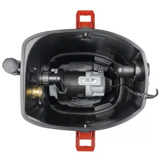 HydroX Works waterzuiger binnenkant filtersysteem