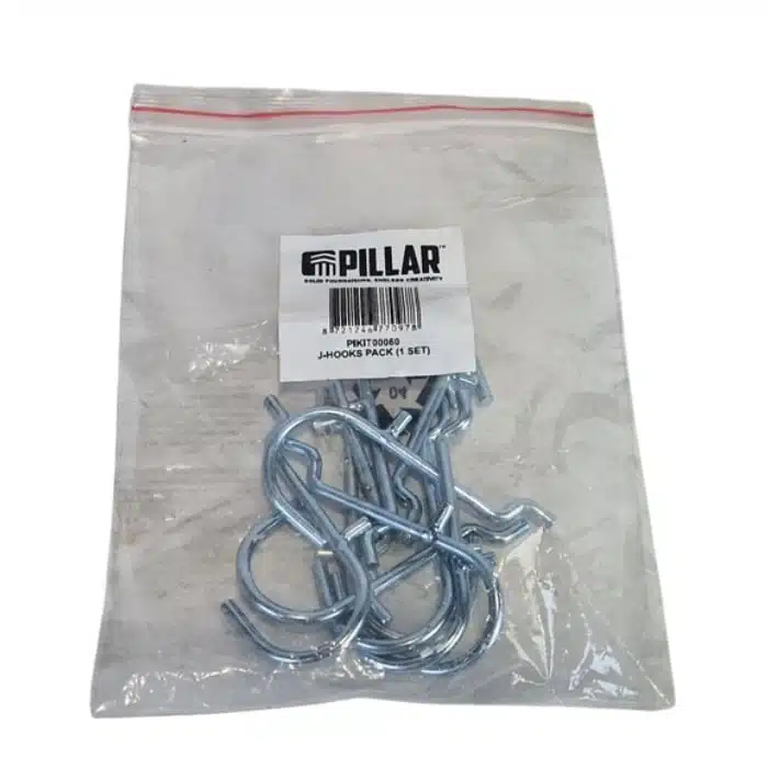 Pillar J-Haken Set - Pegboard Haken