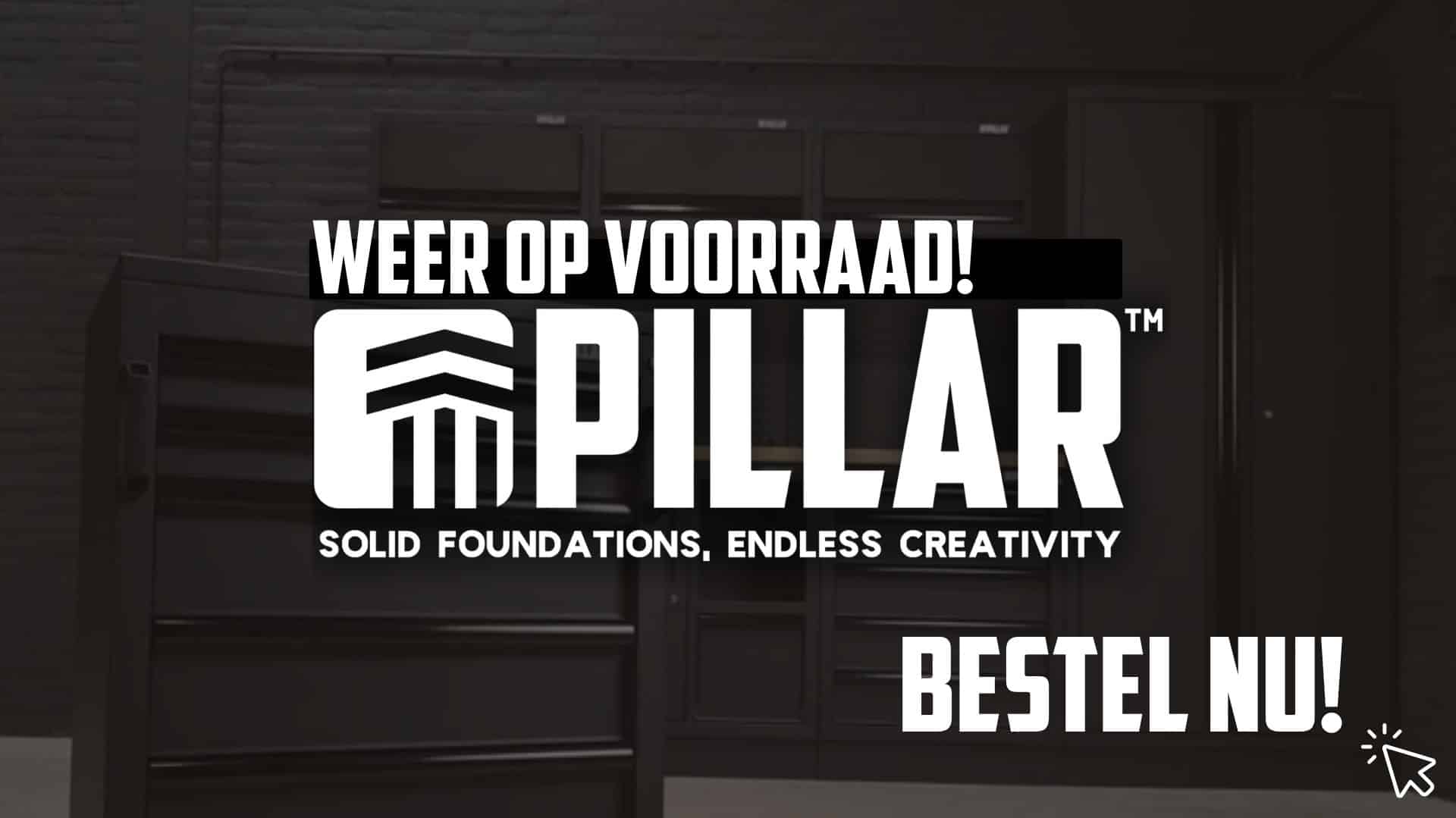 PILLAR Werkplaatsinrichting op voorraad bij BJC Tools