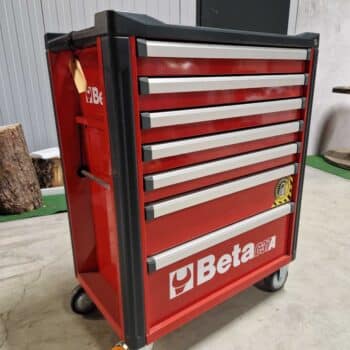 Beta C37A7 Gereedschapswagen 7 Laden Rood