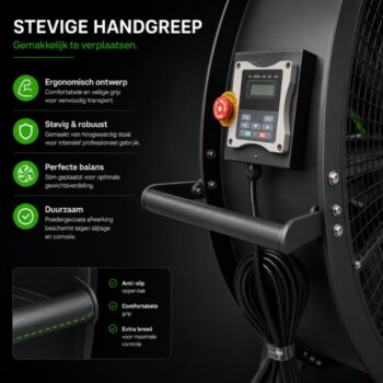 D'Orly AIRFORCE1200 Industriële Ventilator 1200 mm HVAC - Afbeelding 7